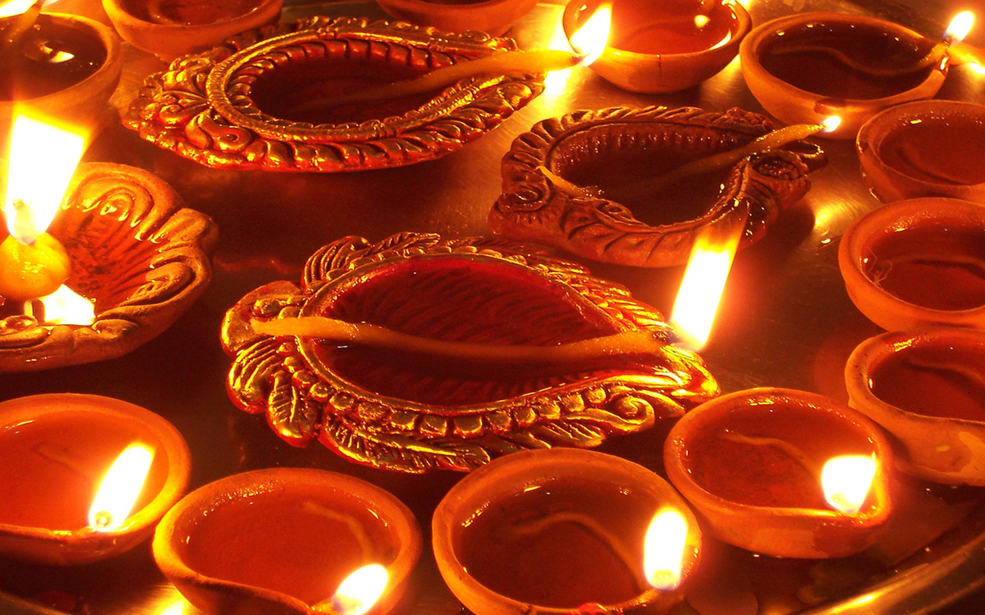 Diwali Candles Wallpaper