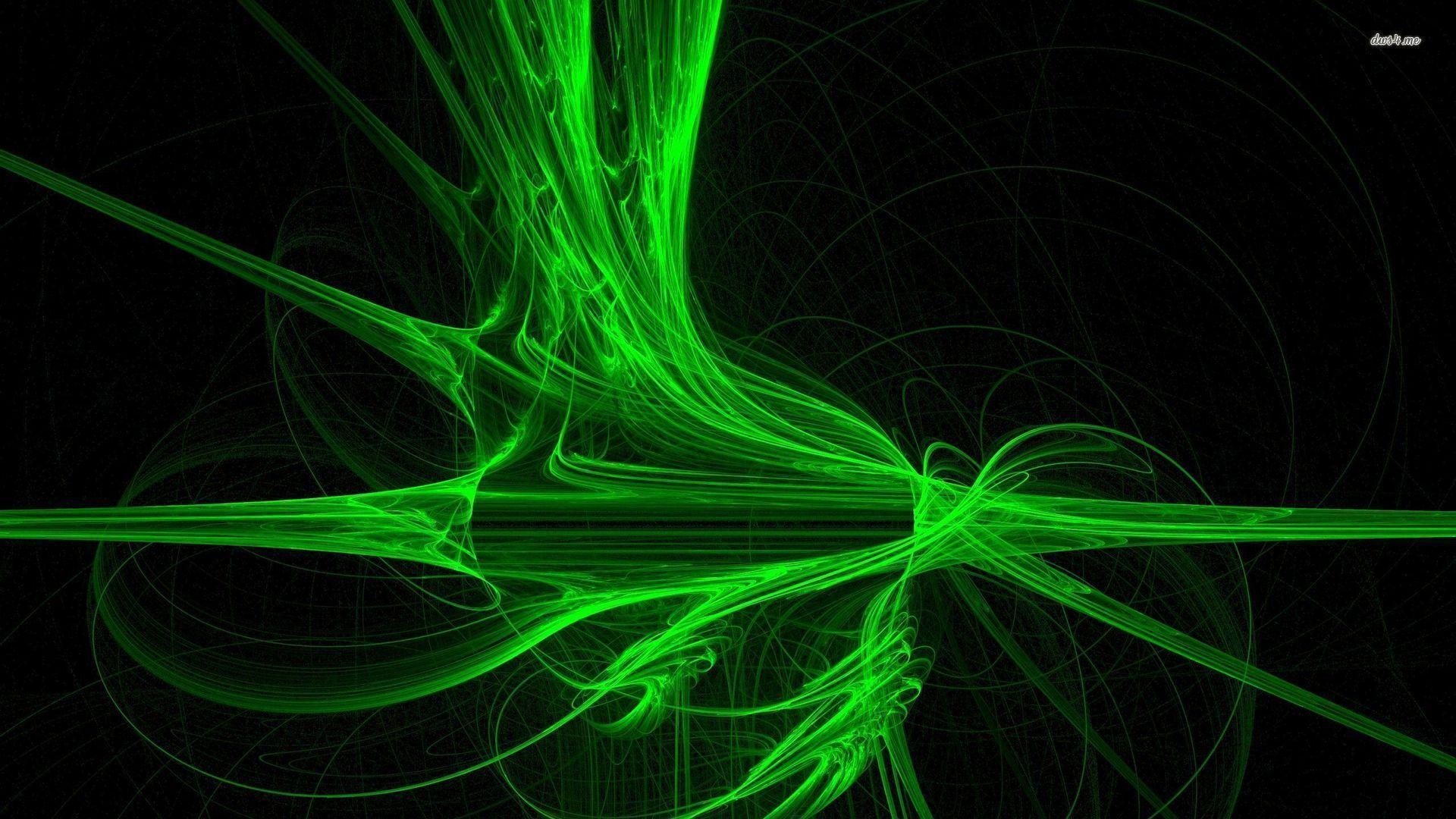 Green Abstract Wallpaper HD