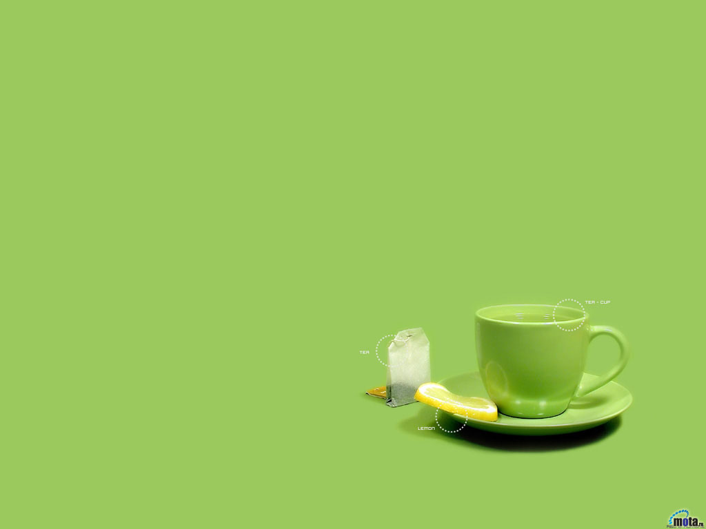 Green Tea Drink Wallpaper