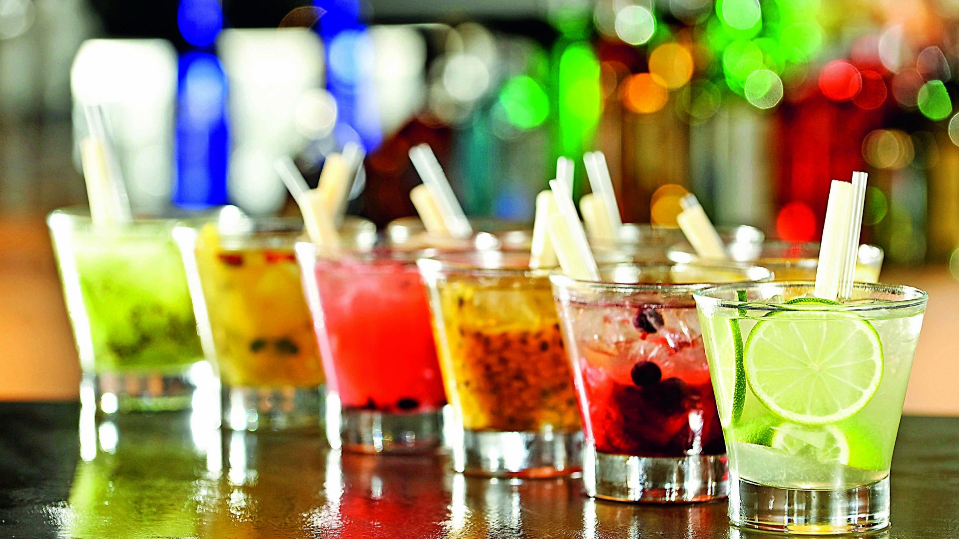 HD Wallpaper Colorful Drink