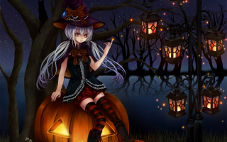 Halloween Anime HD Wallpaper