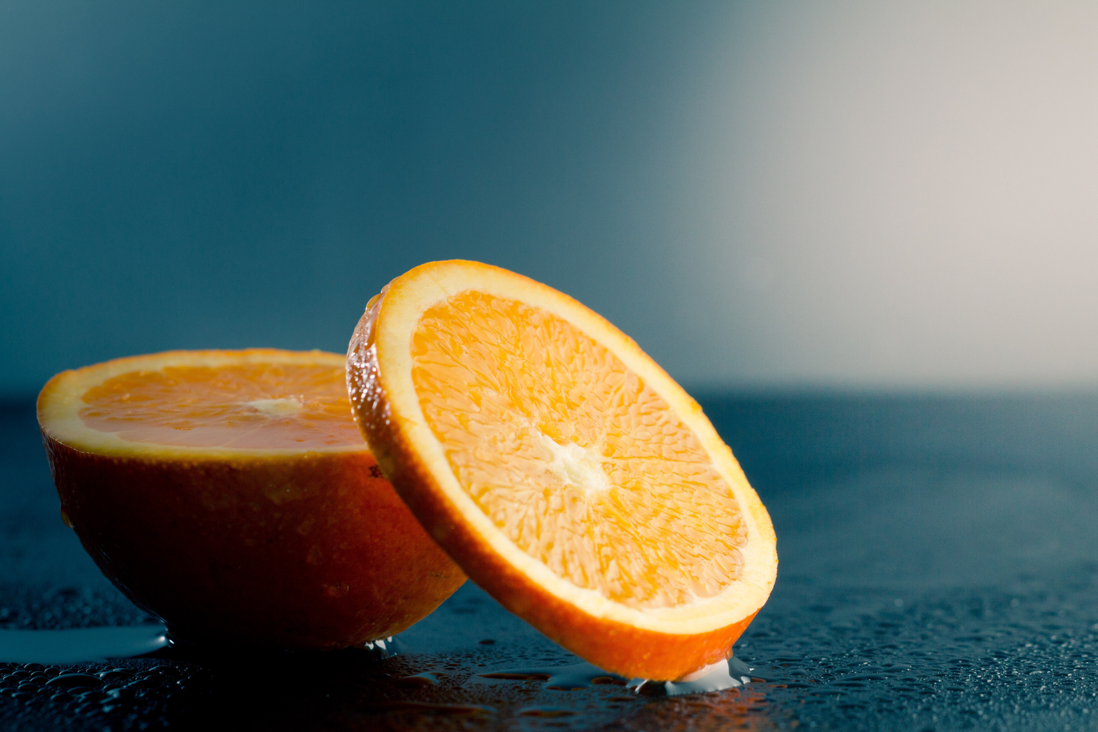 Orange Slice Wallpaper HD 2160x1440