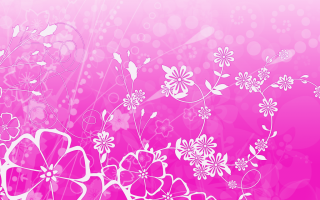 Pink Cute Flowers Wallpaper Background