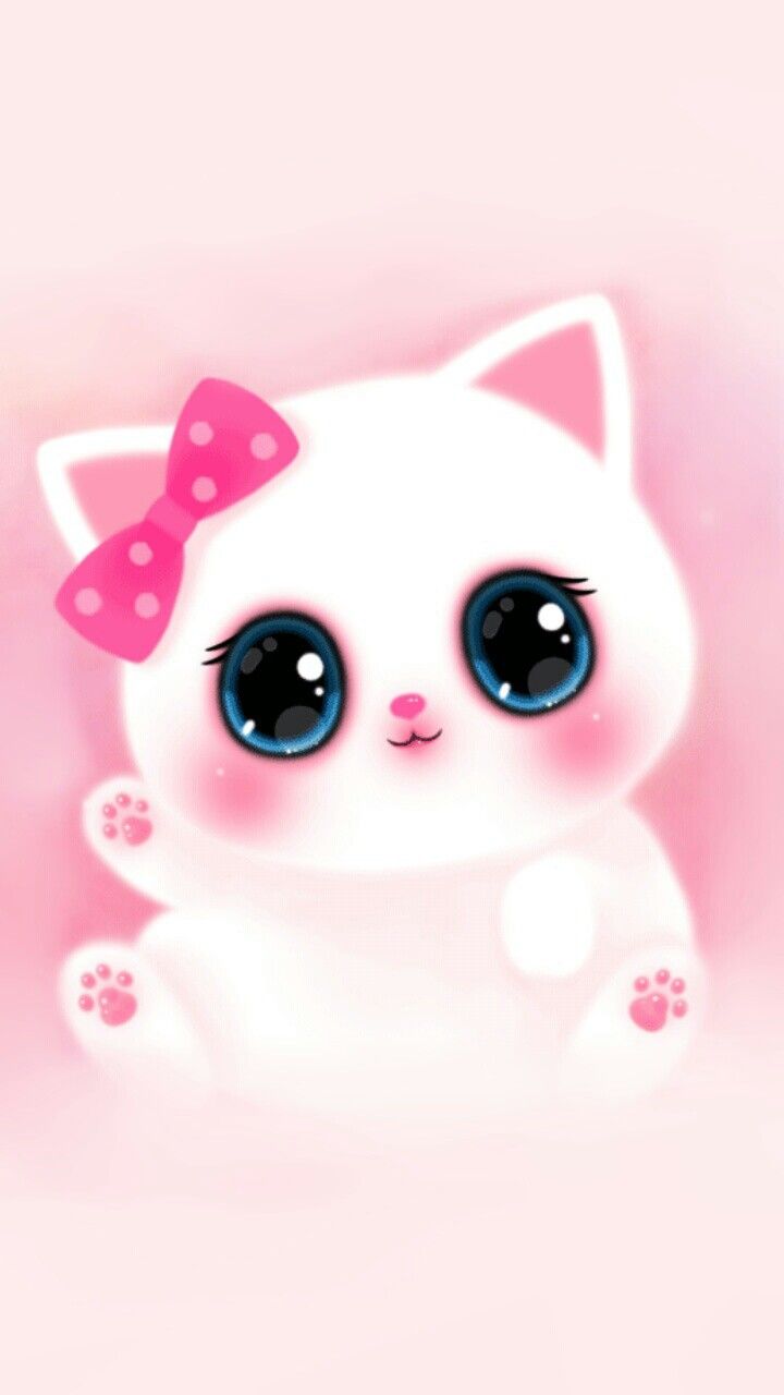 Pink Cute Girly Cat Melody Iphone Wallpaper 720x1280