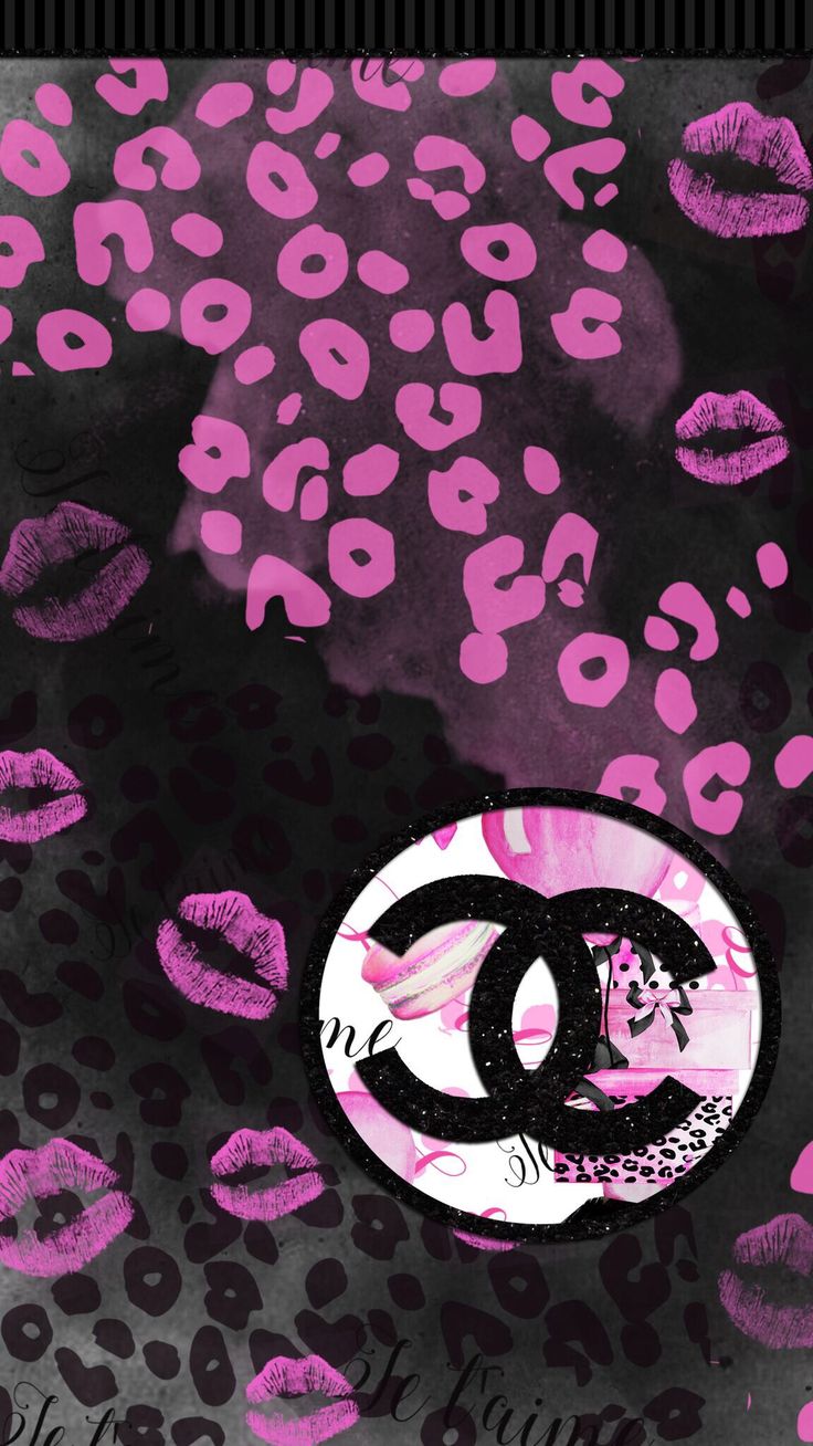 Pink Wallpaper Iphone Chanel Kiss