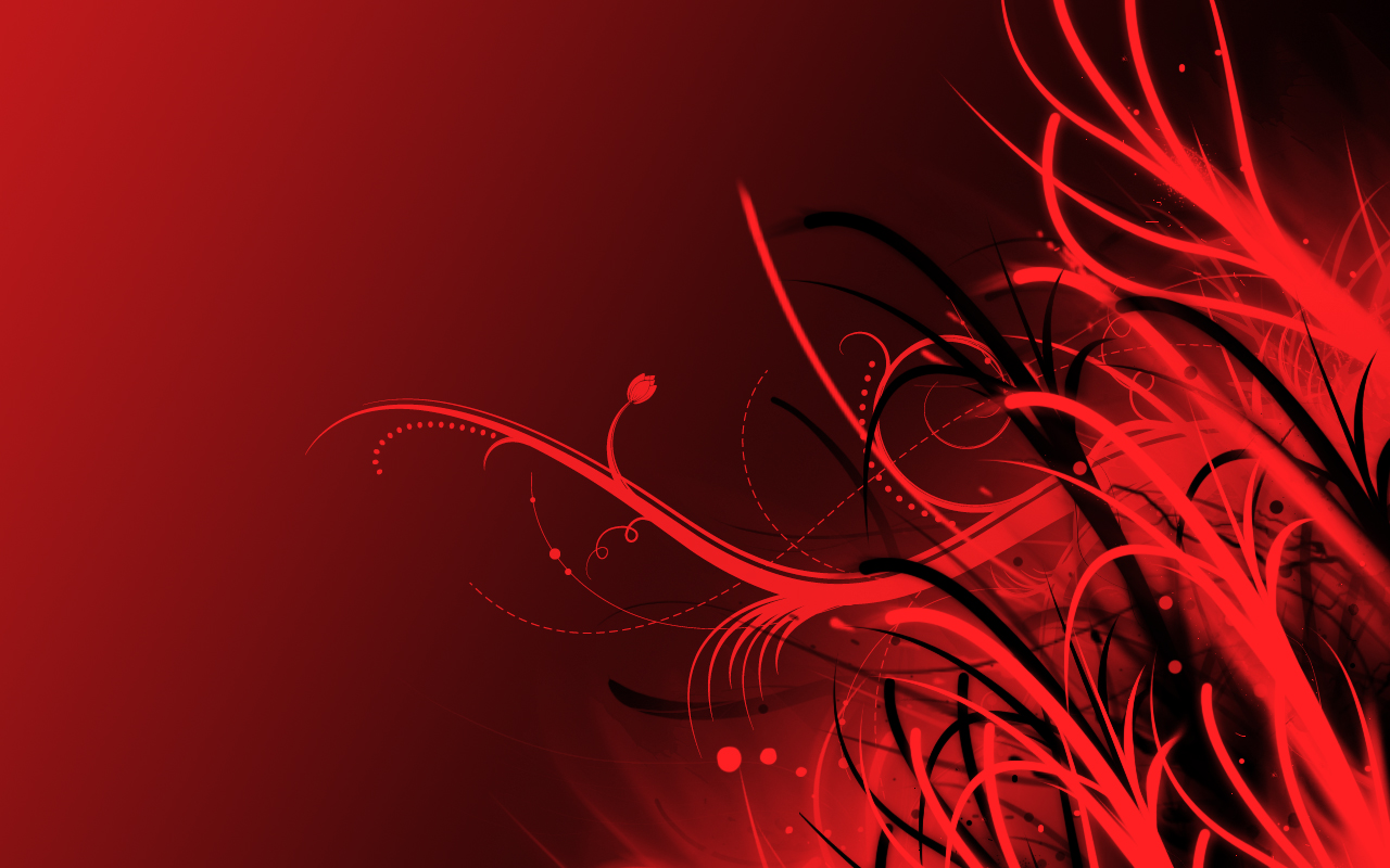 Red Abstract Live Wallpaper 1280x800