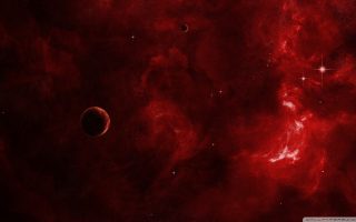 Red Nebula Wallpaper HD