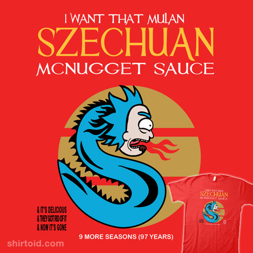 Rick and Morty Mulan Szechuan Sauce Wallpaper