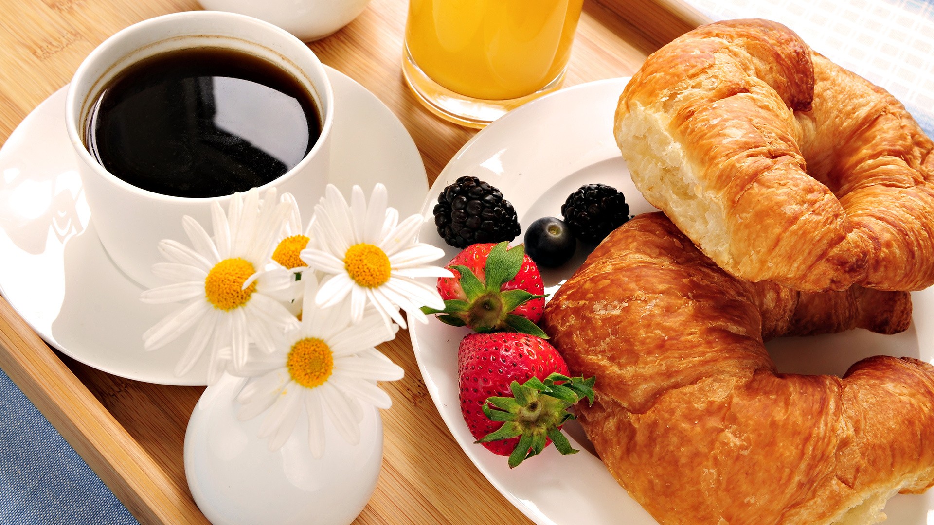 Simple Breakfast Food Wallpaper HD