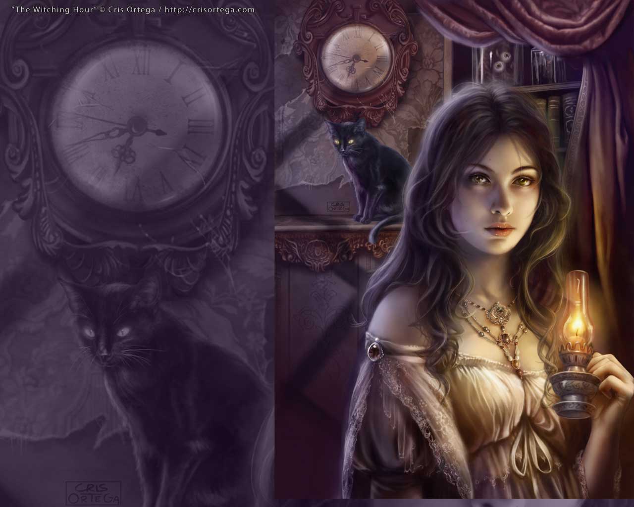 The Witching Hour Fantasy Wallpaper 1280x1024