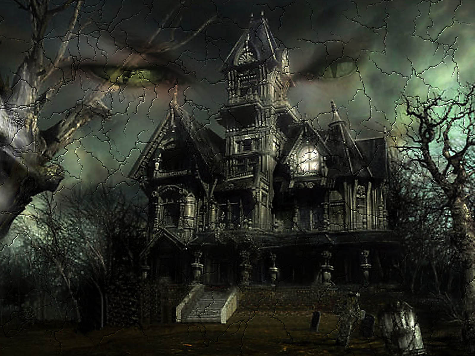 Wallpaper Halloween Dark 1600x1200