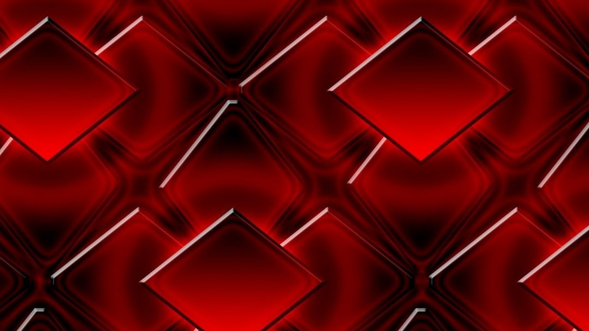 3D Abstract Red Wallpaper 1920x1080