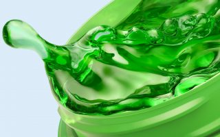 HD Wallpaper Green Liquid