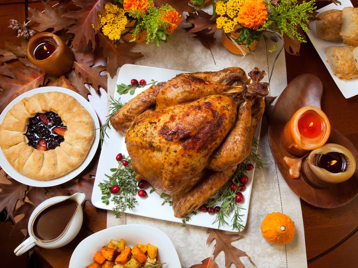 Thanksgiving Turkey Dinner Wallpaper