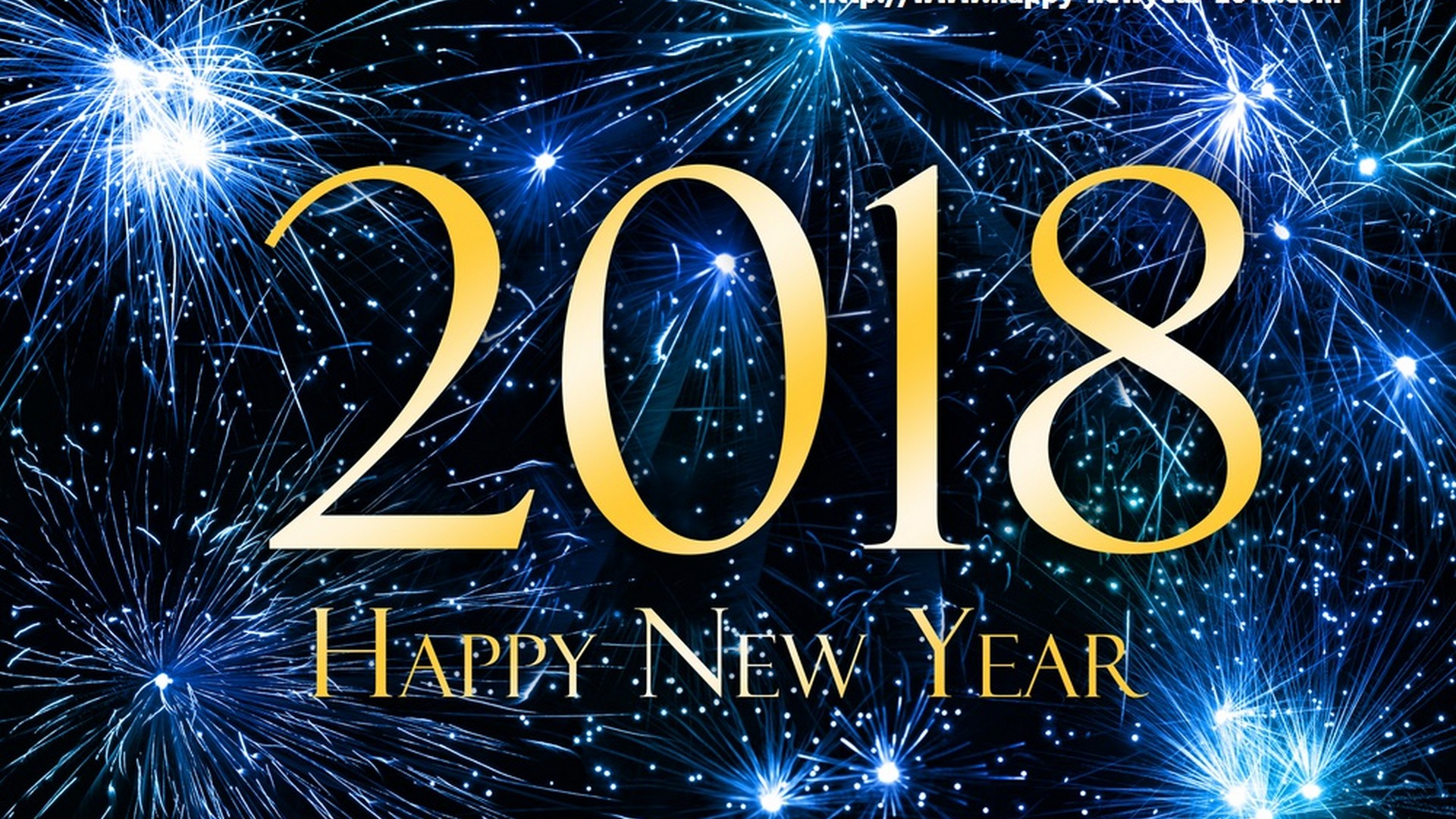 2018 Happy New Year Wallpaper 1920x1080