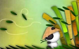 Funny Cute Panda Cartoon Wallpaper HD