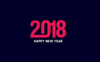 Happy New Year 2018 Desktop Wallpaper