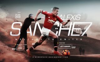 Alexis Sanchez 7 Manchester United Wallpaper HD