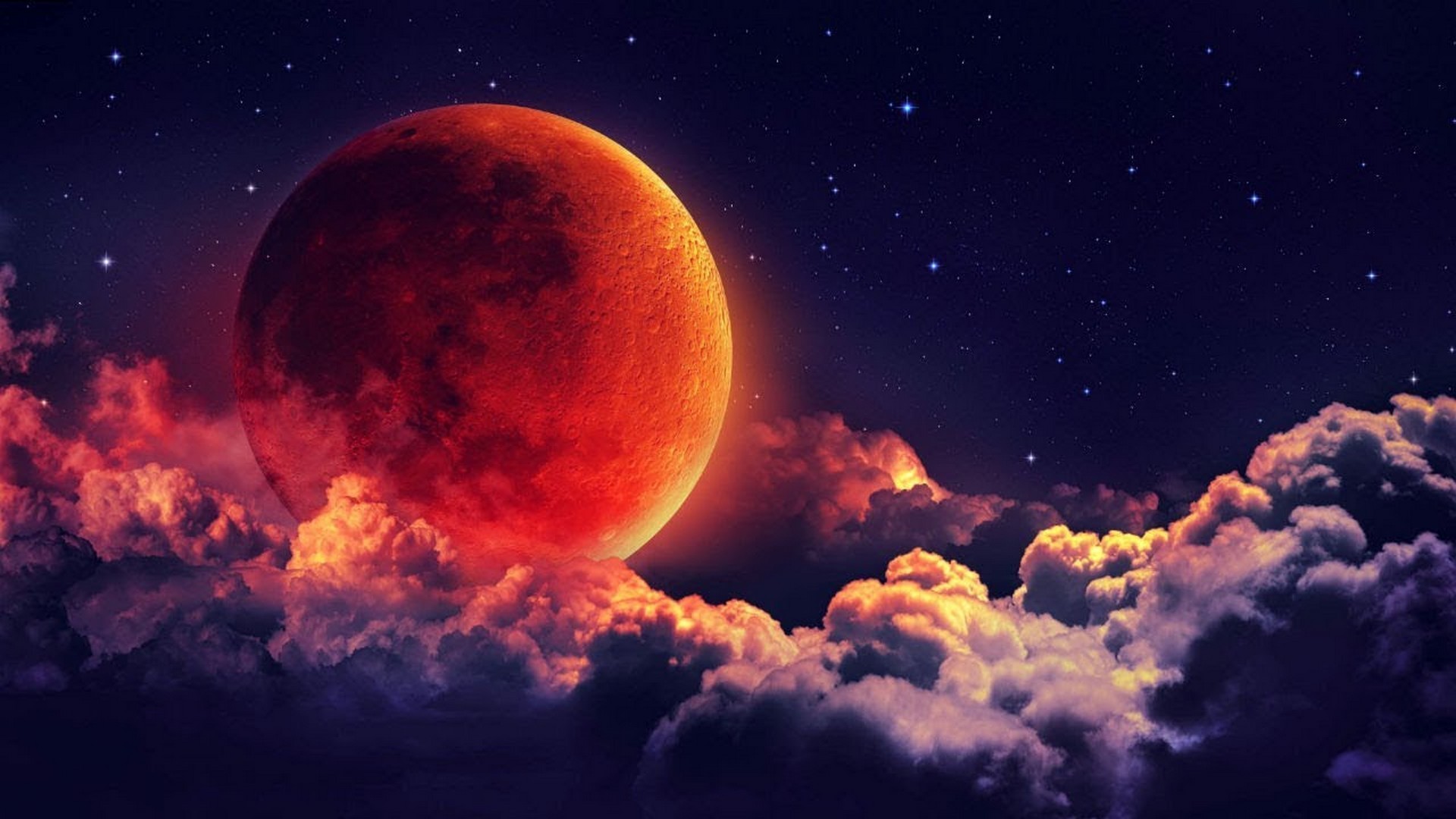 Blood Moon Wallpaper HD 1920x1080