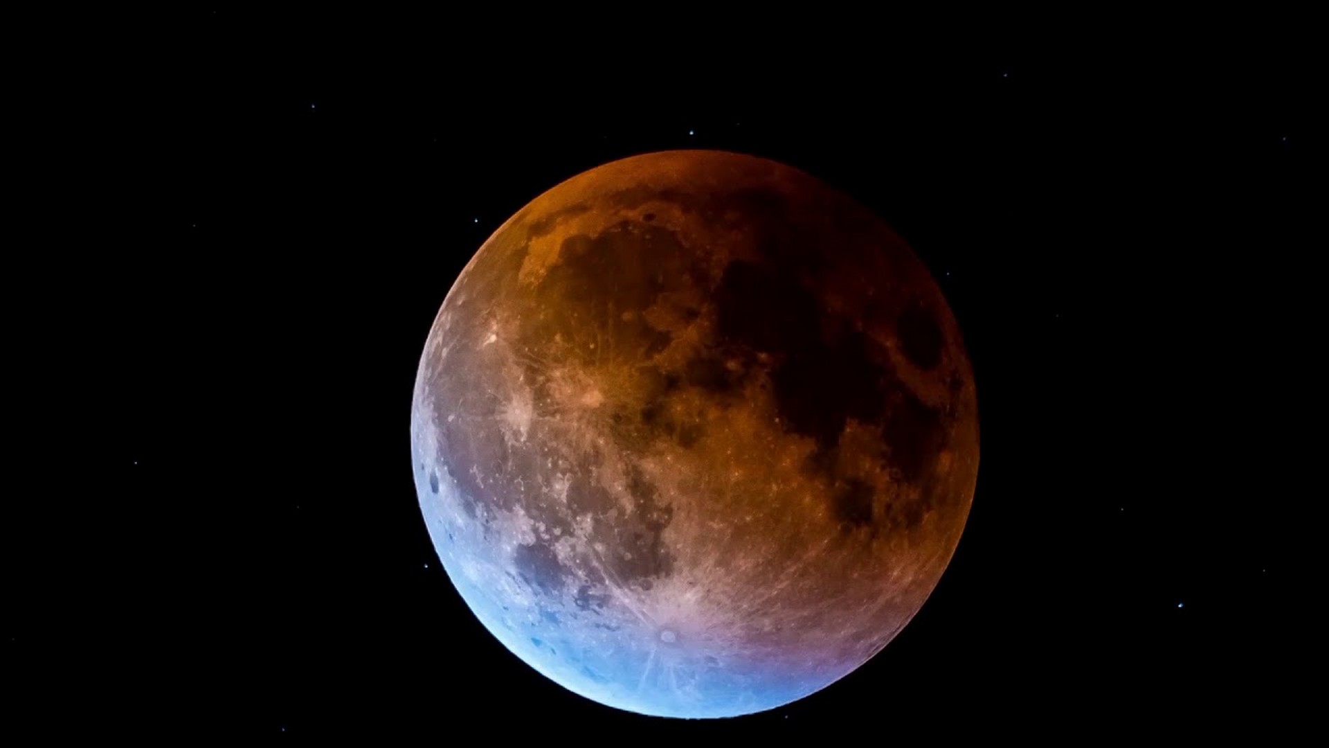 Super Blue Blood Moon Wallpaper HD