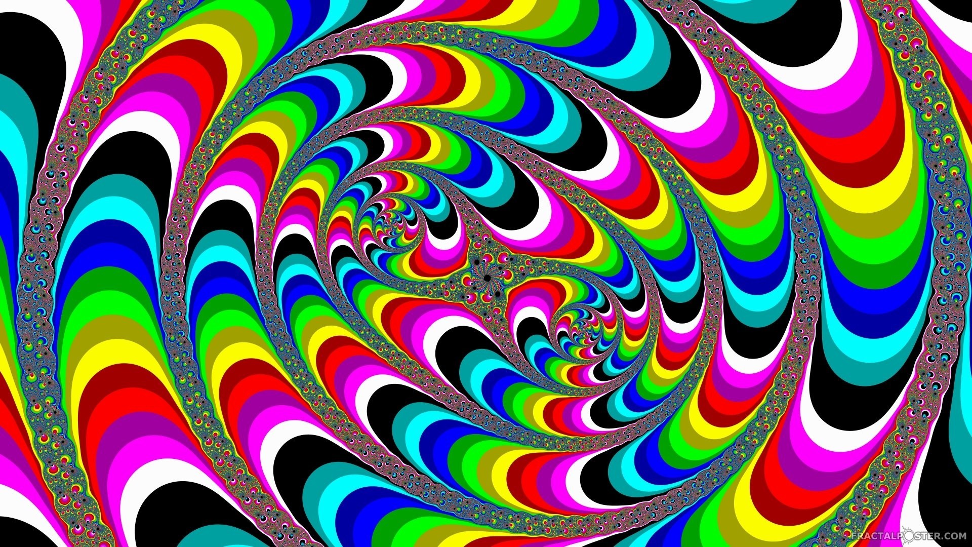 Trippy Colorful Wallpaper HD With Resolution 1920X1080