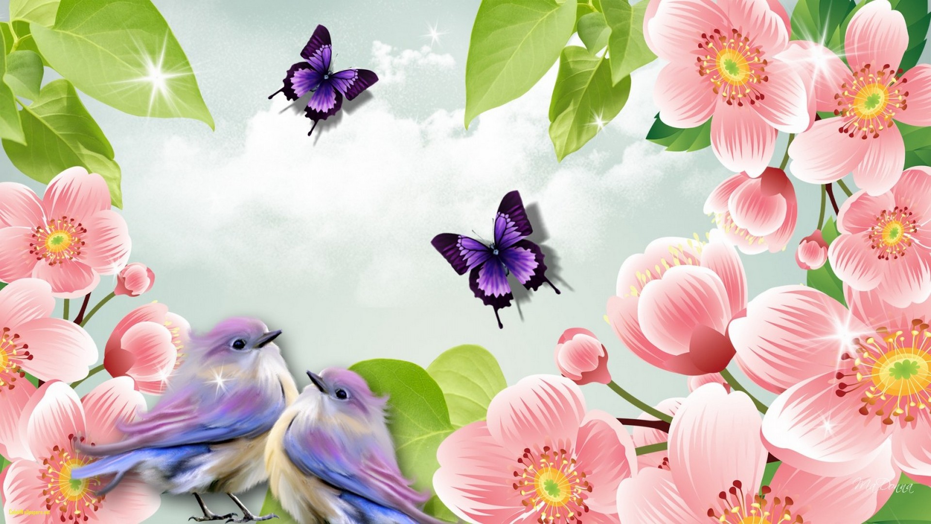 Wallpaper Cute Spring HD 1920x1080