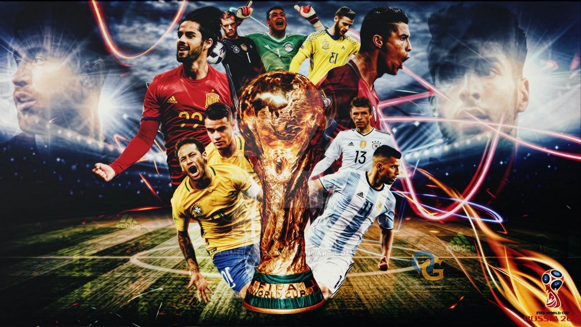 Wallpaper HD 2018 World Cup With Resolution 1920X1080