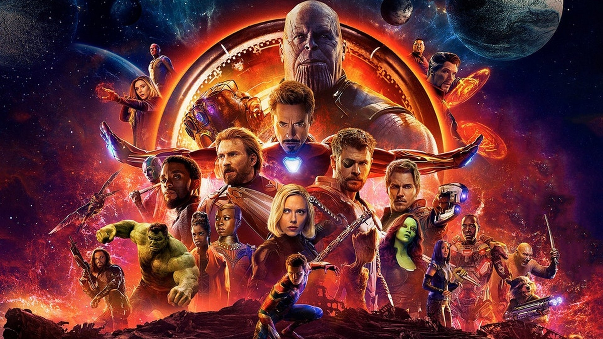 Wallpaper HD Avengers Infinity War With Resolution 1920X1080