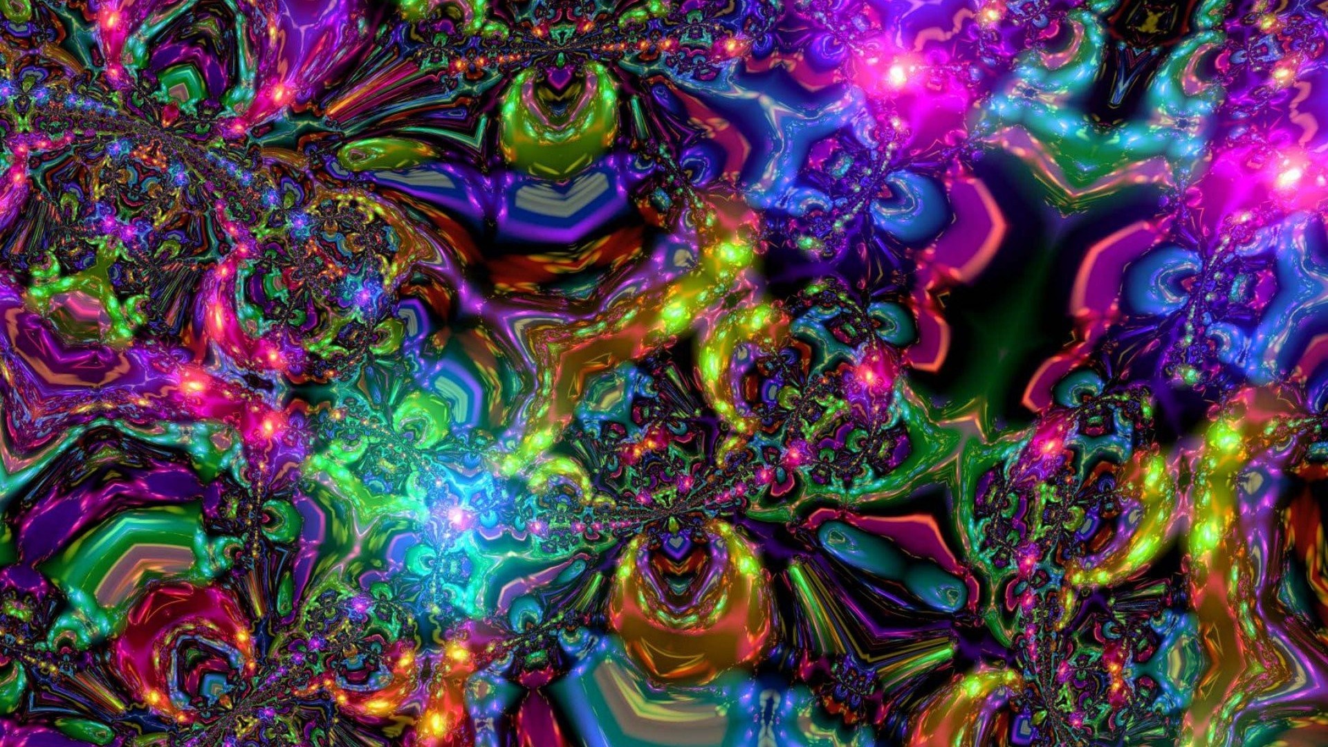 Wallpaper HD Psychedelic Art With Resolution 1920X1080