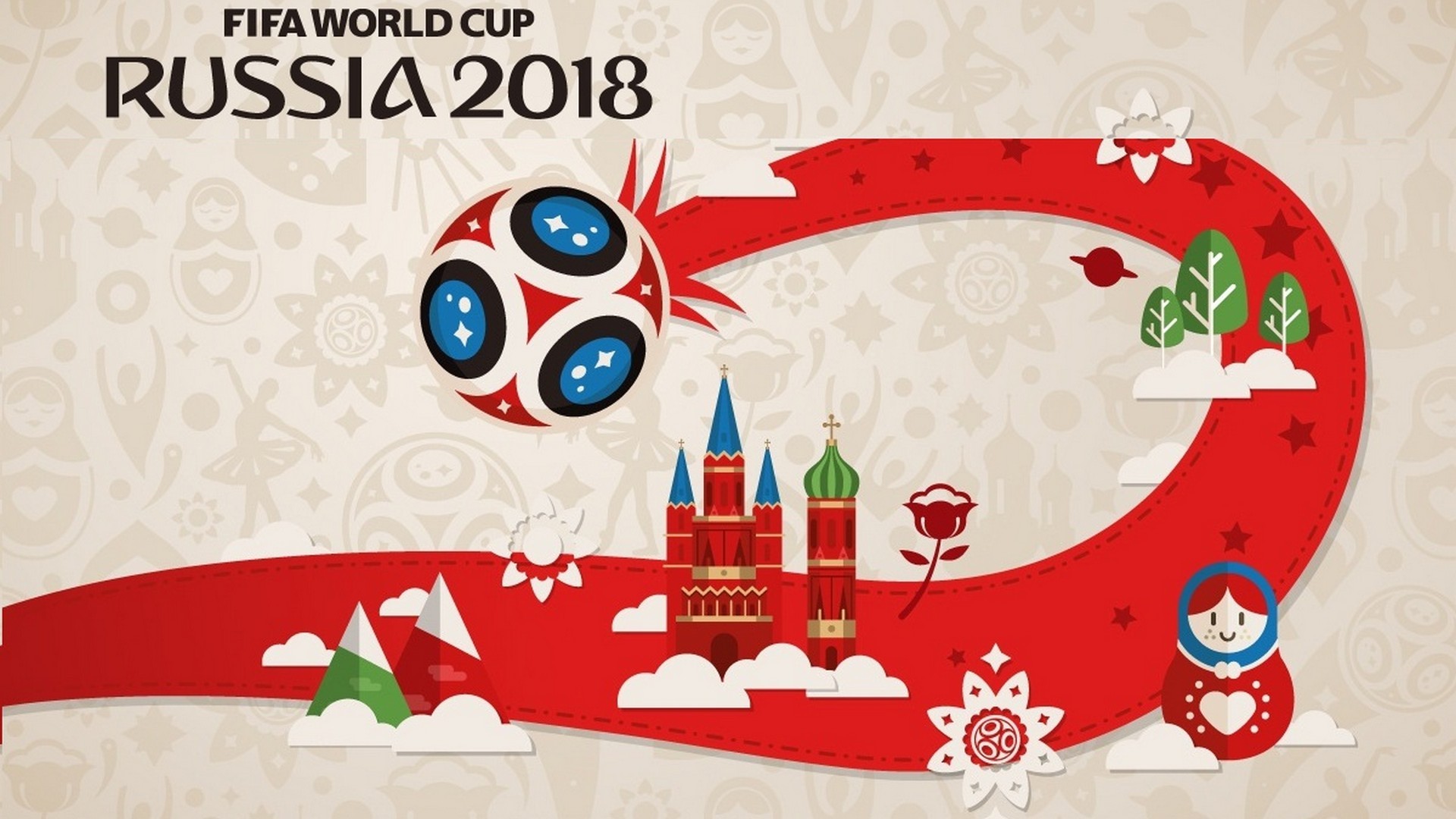 Wallpaper HD World Cup Russia 1920x1080