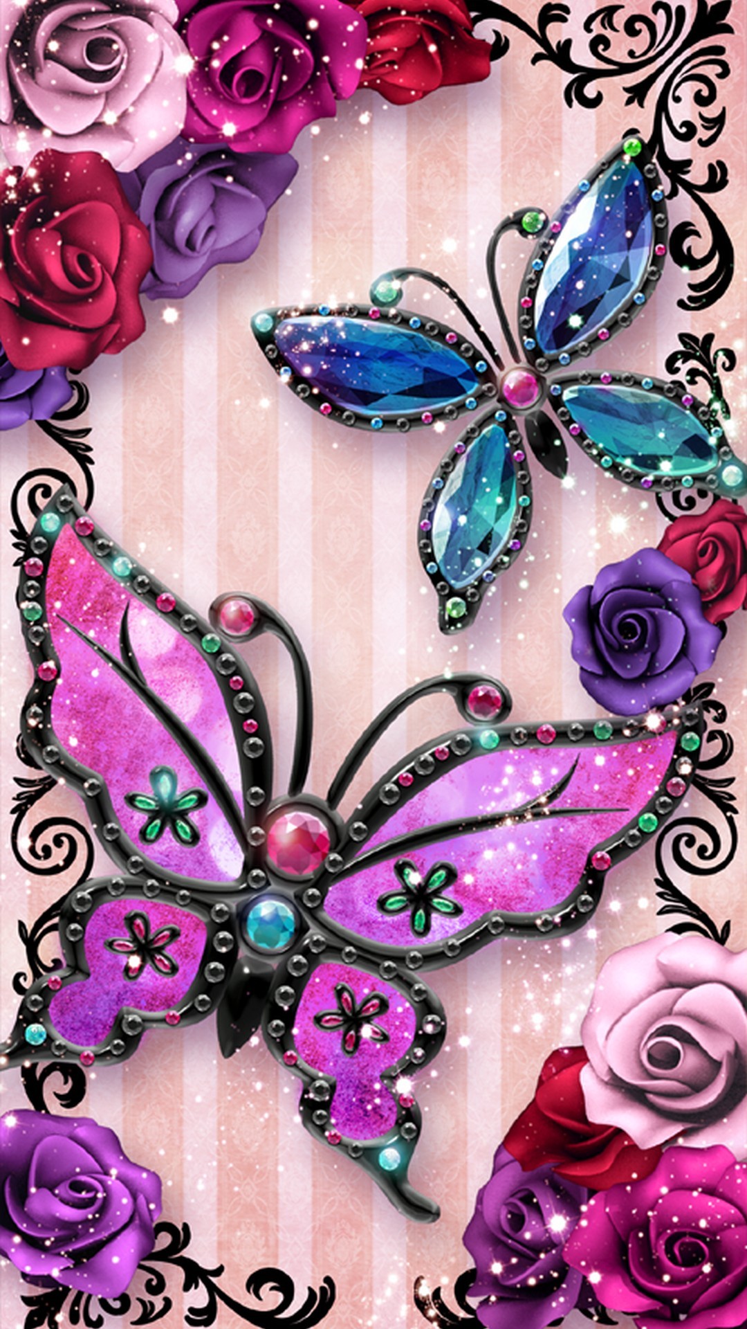Cute Butterfly iPhone 6 Wallpaper With Resolution 1080X1920