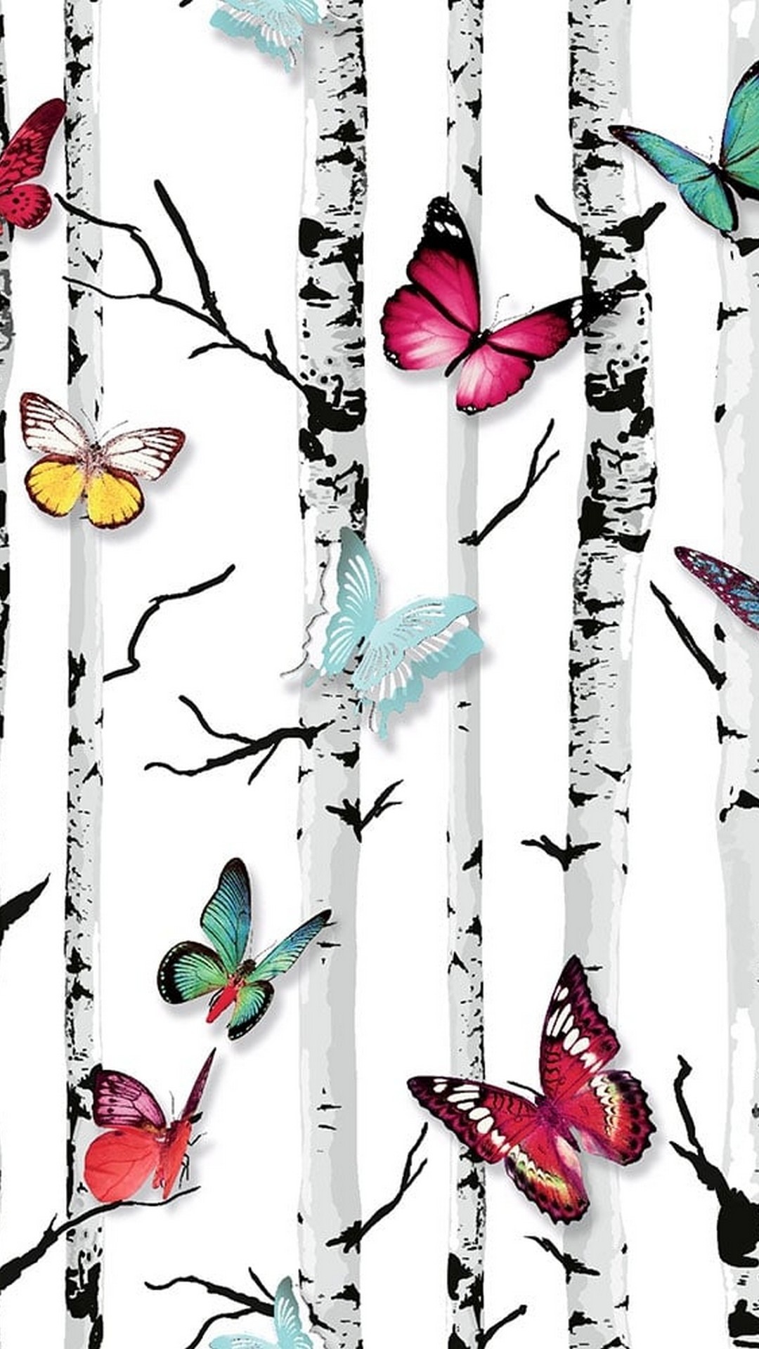 Cute Butterfly iPhone 7 Wallpaper 1080x1920