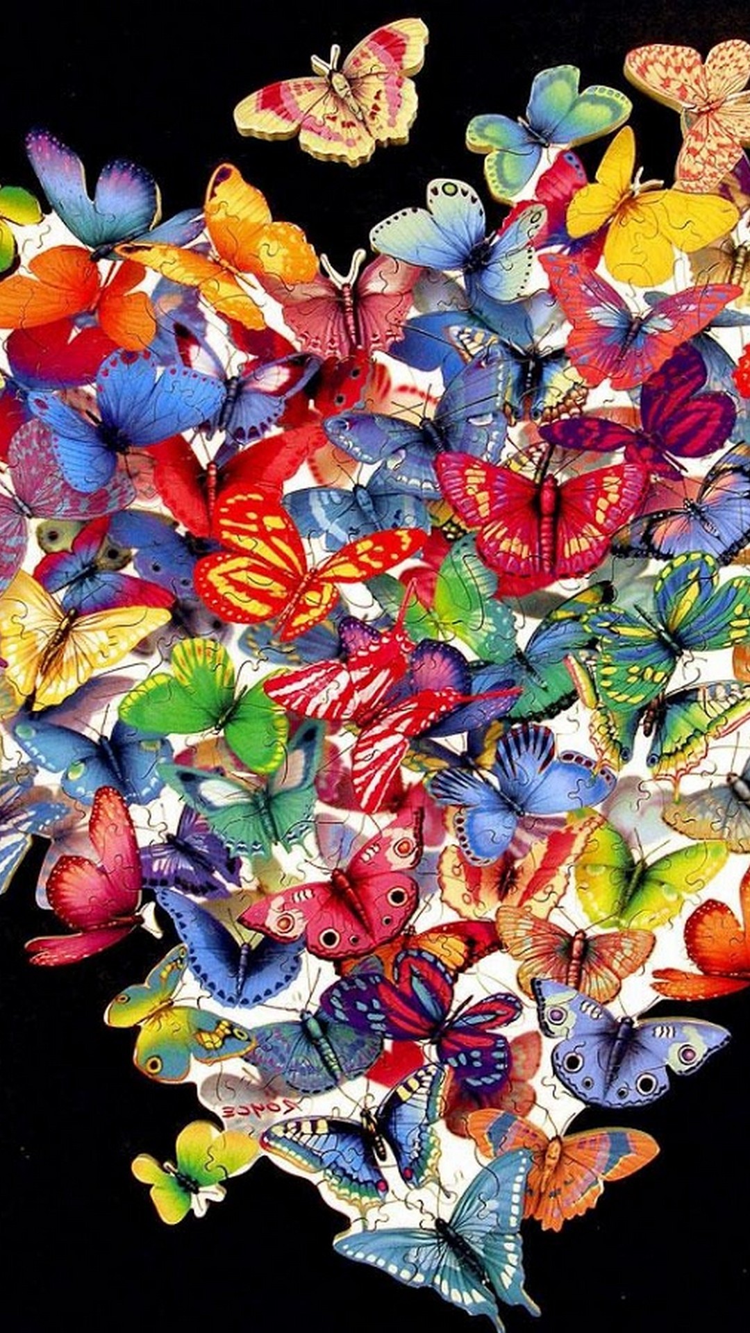 Cute Butterfly iPhone 8 Wallpaper 1080x1920