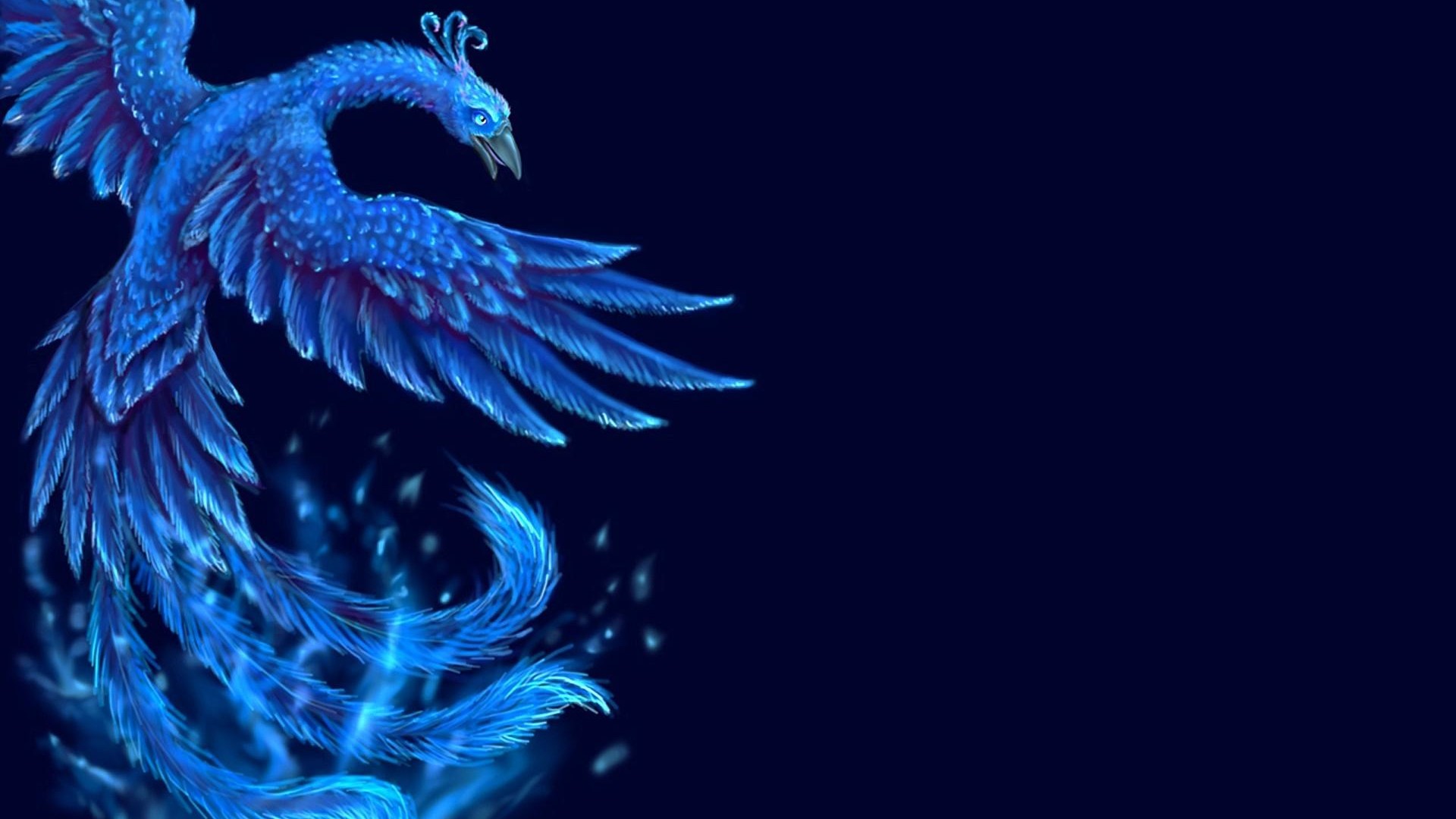 HD Wallpaper Ice Phoenix With Resolution 1920X1080 pixel. You can make this wallpaper for your Desktop Computer Backgrounds, Mac Wallpapers, Android Lock screen or iPhone Screensavers