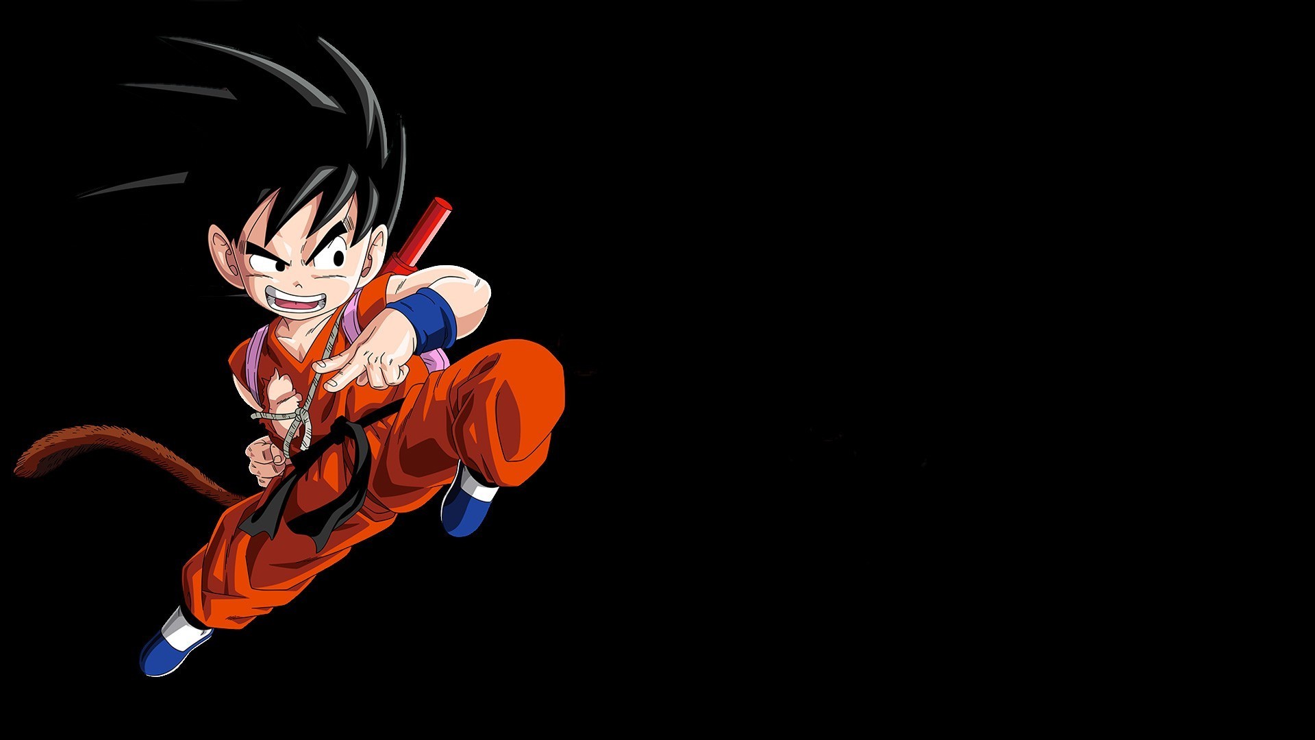 Kid Goku HD Backgrounds with image resolution 1920x1080 pixel. You can make this wallpaper for your Desktop Computer Backgrounds, Mac Wallpapers, Android Lock screen or iPhone Screensavers