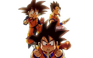 Kid Goku HD Wallpaper With Resolution 1920X1080 pixel. You can make this wallpaper for your Desktop Computer Backgrounds, Mac Wallpapers, Android Lock screen or iPhone Screensavers