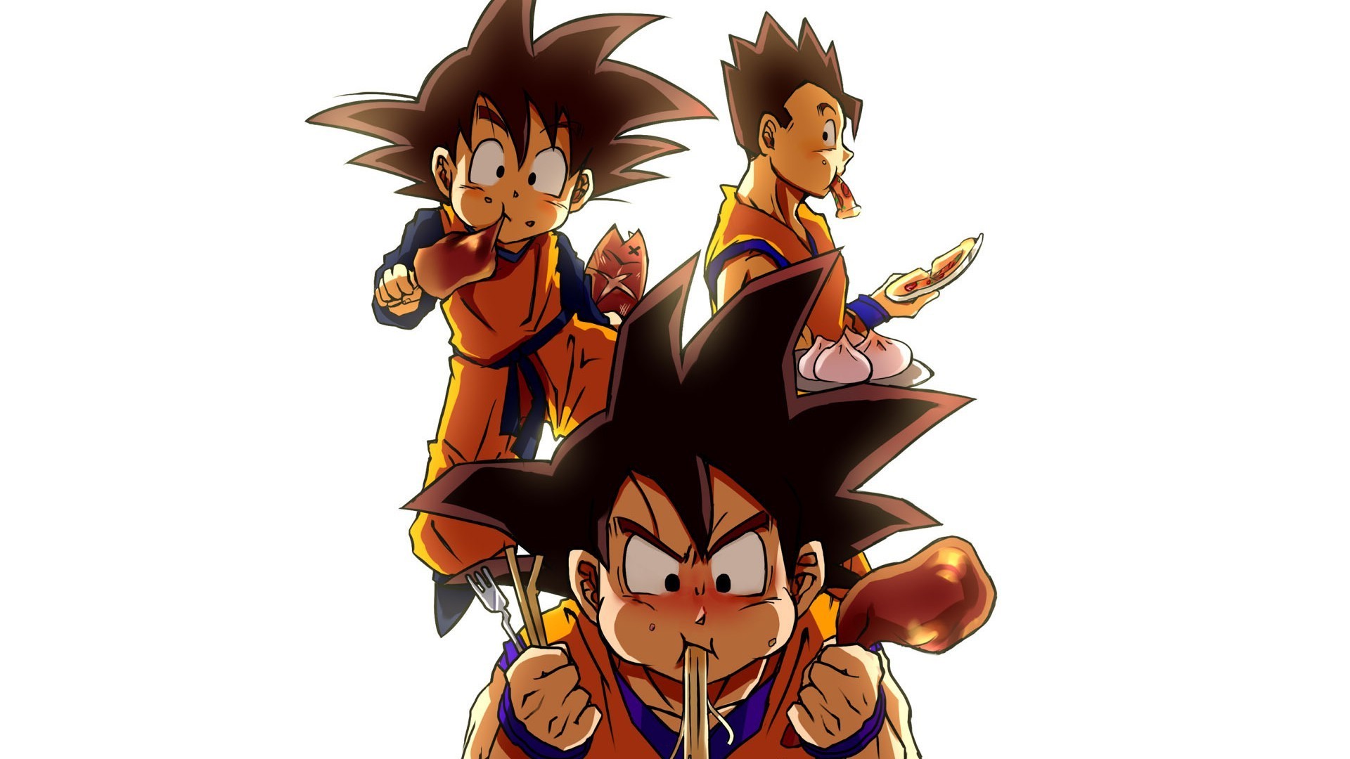 Kid Goku HD Wallpaper With Resolution 1920X1080 pixel. You can make this wallpaper for your Desktop Computer Backgrounds, Mac Wallpapers, Android Lock screen or iPhone Screensavers