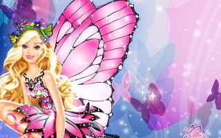 Pink Butterfly HD Backgrounds With Resolution 1920X1080