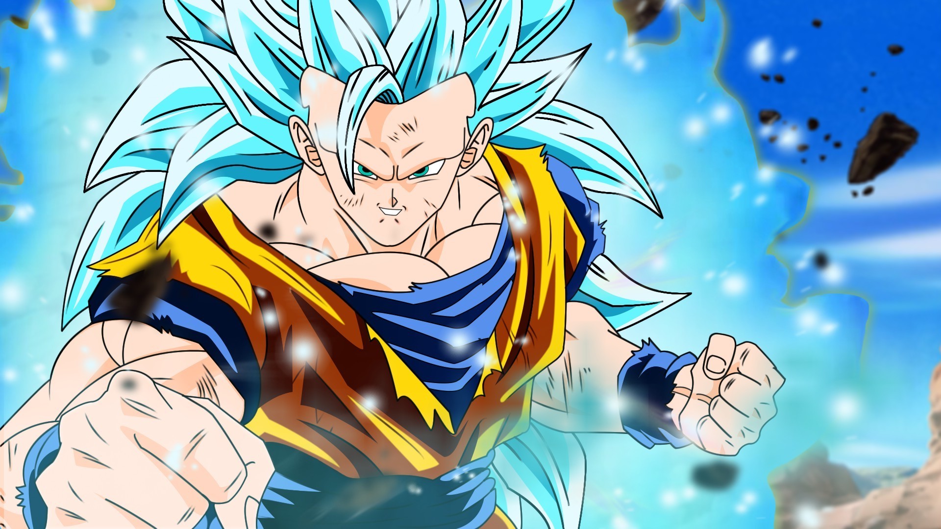 Wallpaper Goku SSJ3 HD With Resolution 1920X1080 pixel. You can make this wallpaper for your Desktop Computer Backgrounds, Mac Wallpapers, Android Lock screen or iPhone Screensavers