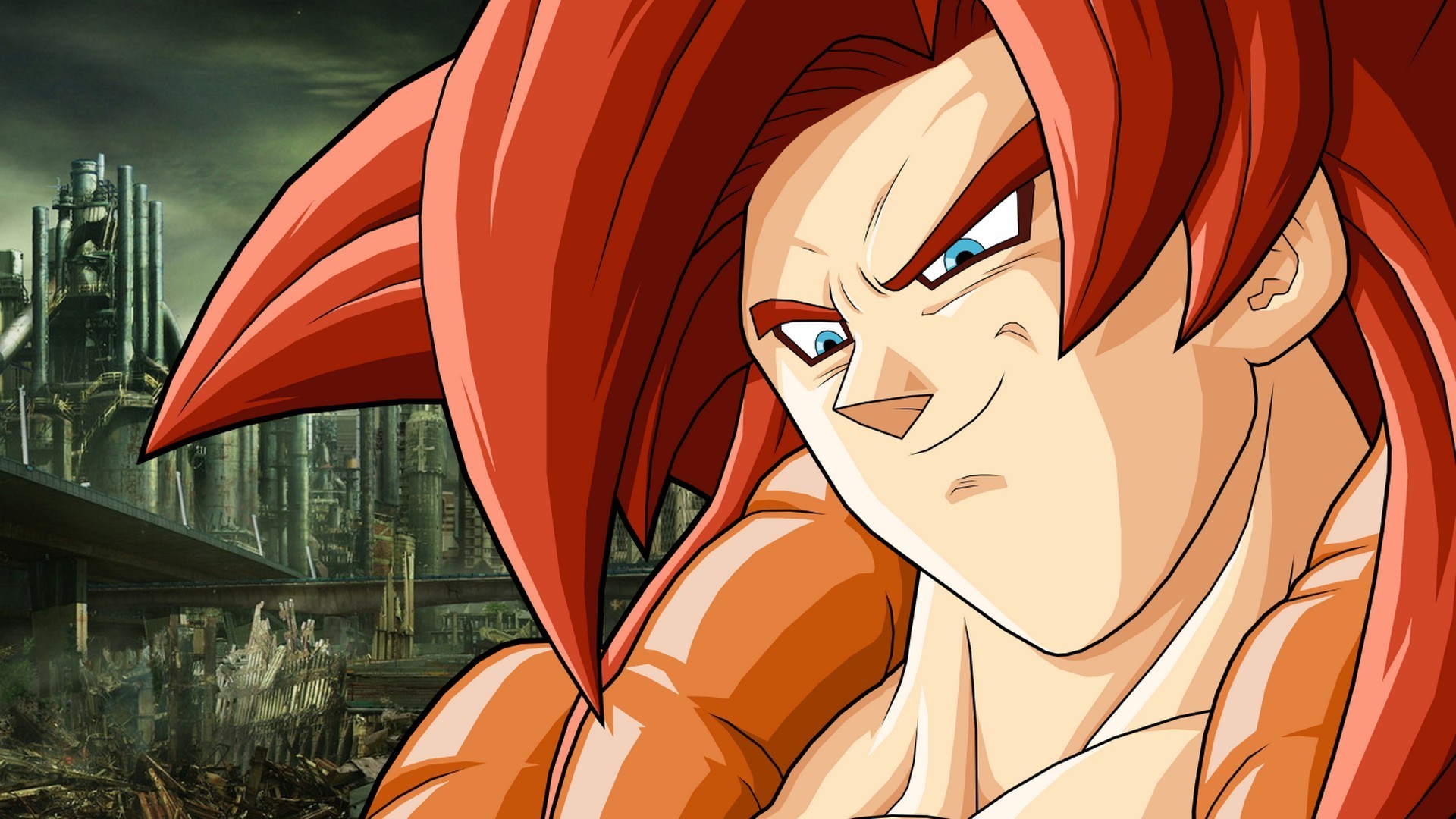Wallpaper Goku SSJ4 HD with image resolution 1920x1080 pixel. You can make this wallpaper for your Desktop Computer Backgrounds, Mac Wallpapers, Android Lock screen or iPhone Screensavers