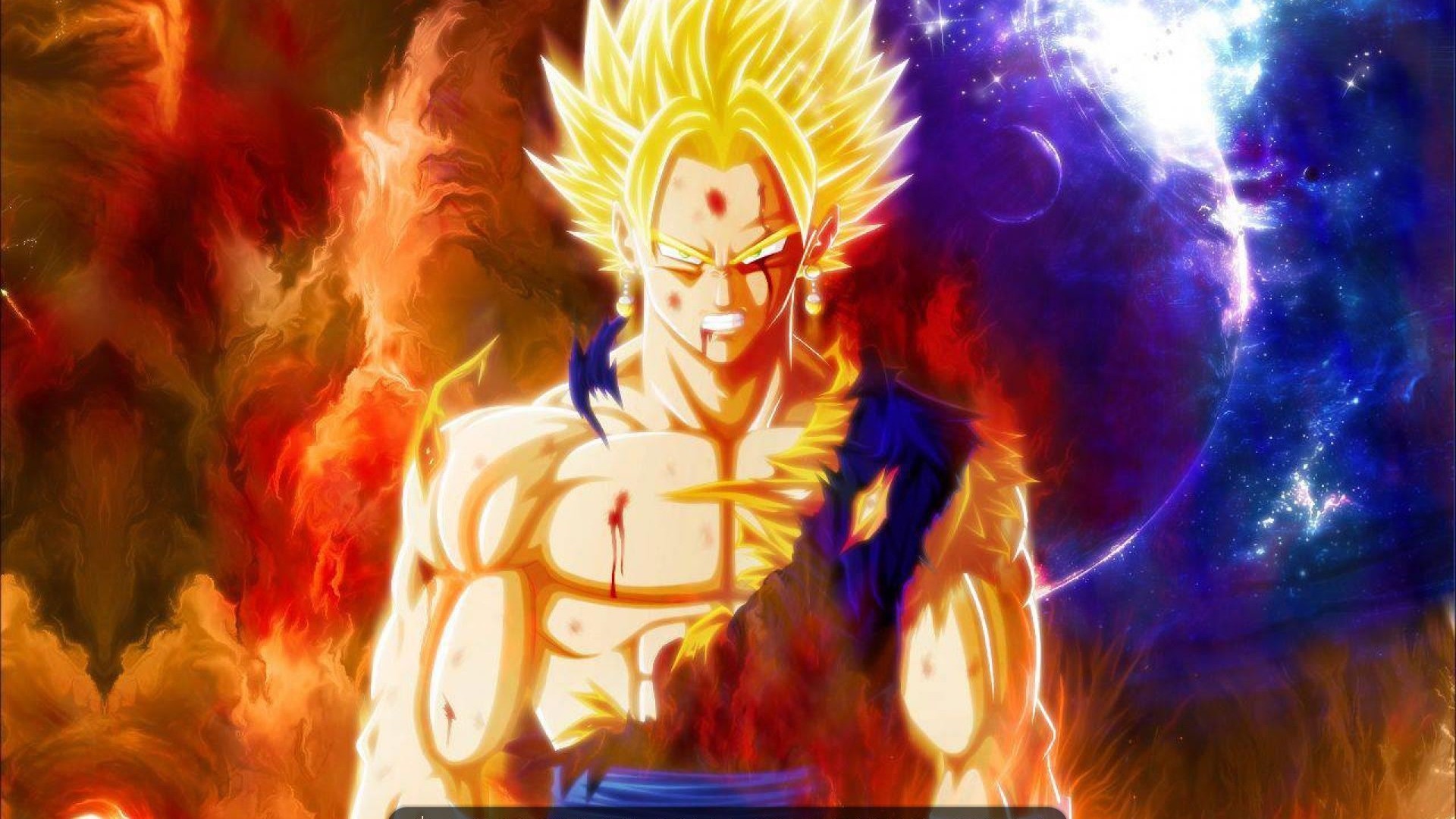Wallpaper Goku Super Saiyan HD with image resolution 1920x1080 pixel. You can make this wallpaper for your Desktop Computer Backgrounds, Mac Wallpapers, Android Lock screen or iPhone Screensavers