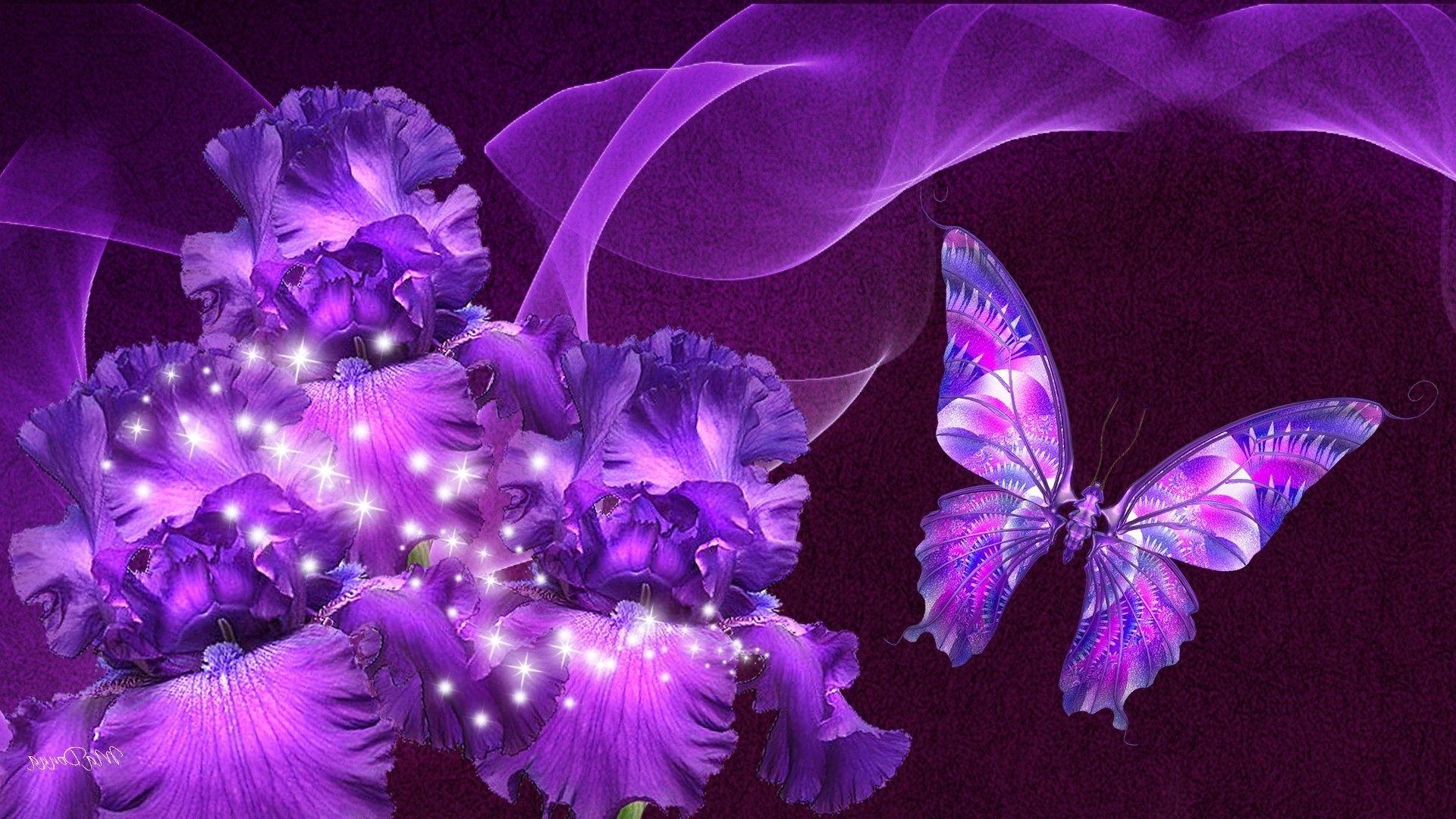 Wallpaper HD Purple Butterfly - 2022 Live Wallpaper HD