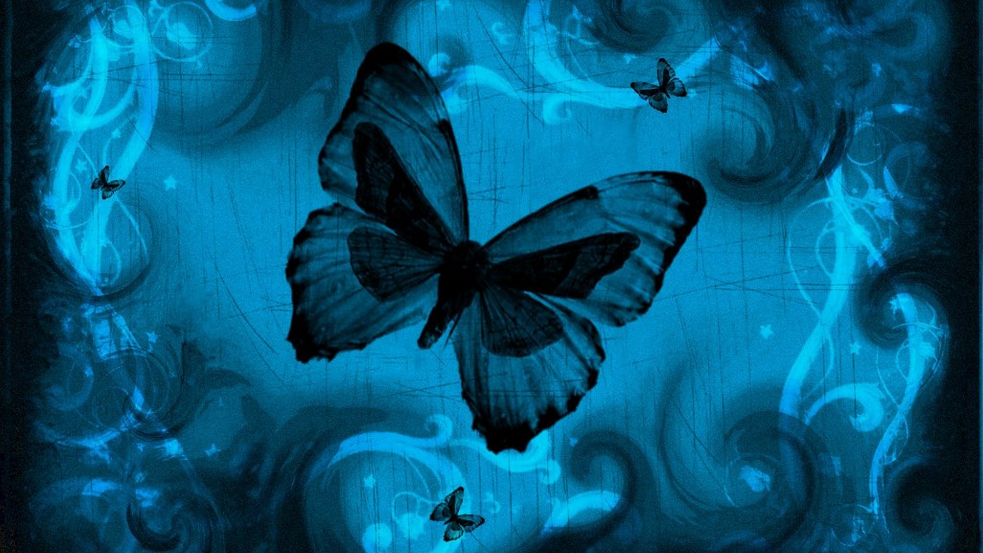 Wallpapers Computer Blue Butterfly 1920x1080