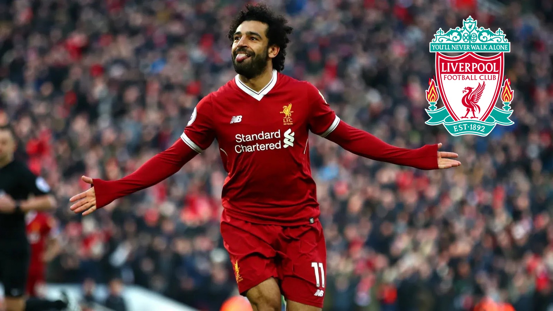 Mohamed Salah Wallpaper HD With Resolution 1920X1080 pixel. You can make this wallpaper for your Desktop Computer Backgrounds, Mac Wallpapers, Android Lock screen or iPhone Screensavers