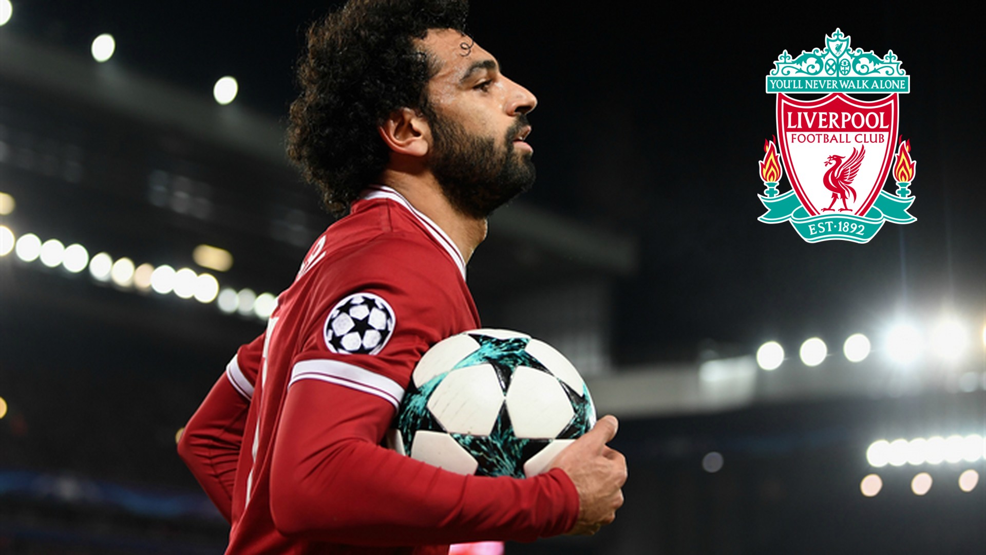 Wallpaper Liverpool Mohamed Salah HD With Resolution 1920X1080 pixel. You can make this wallpaper for your Desktop Computer Backgrounds, Mac Wallpapers, Android Lock screen or iPhone Screensavers