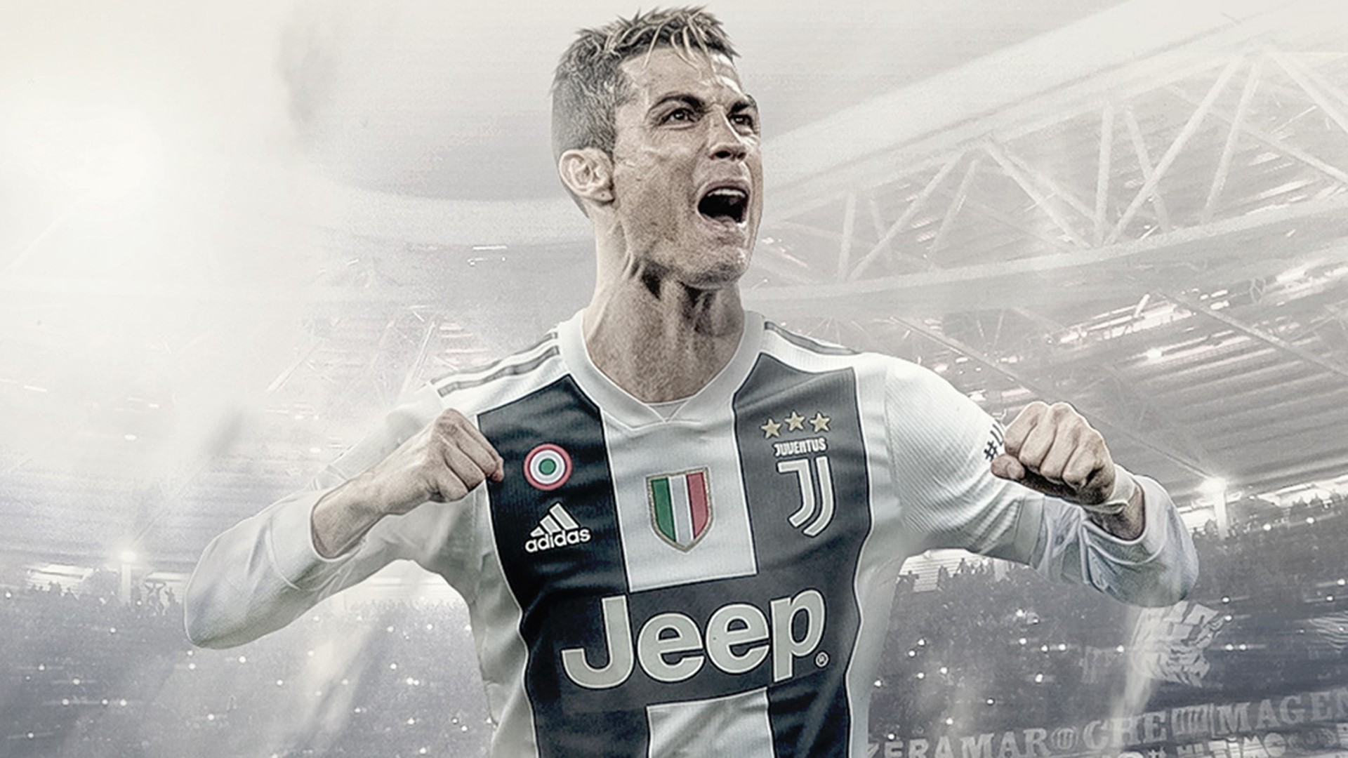 C Ronaldo Juventus Background Wallpaper HD with image resolution 1920x1080 pixel. You can make this wallpaper for your Desktop Computer Backgrounds, Mac Wallpapers, Android Lock screen or iPhone Screensavers