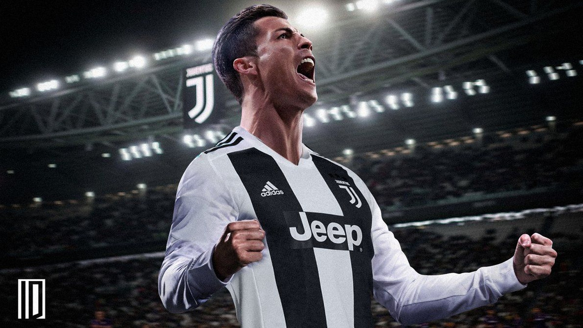 Cristiano Ronaldo Juventus Background Wallpaper HD with image resolution 1920x1080 pixel. You can make this wallpaper for your Desktop Computer Backgrounds, Mac Wallpapers, Android Lock screen or iPhone Screensavers