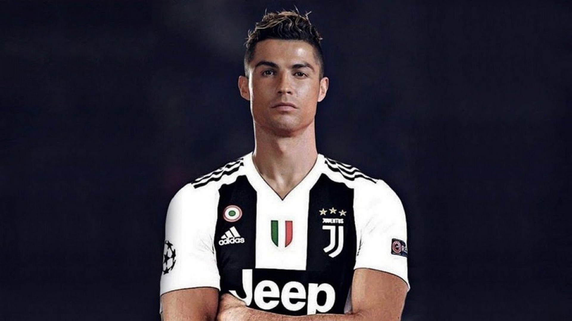 HD Wallpaper CR7 Juventus with image resolution 1920x1080 pixel. You can make this wallpaper for your Desktop Computer Backgrounds, Mac Wallpapers, Android Lock screen or iPhone Screensavers