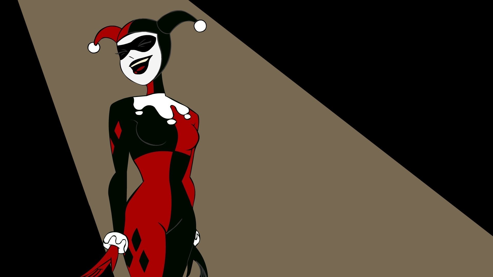 Harley Quinn Costume HD Wallpaper With Resolution 1920X1080 pixel. You can make this wallpaper for your Desktop Computer Backgrounds, Mac Wallpapers, Android Lock screen or iPhone Screensavers