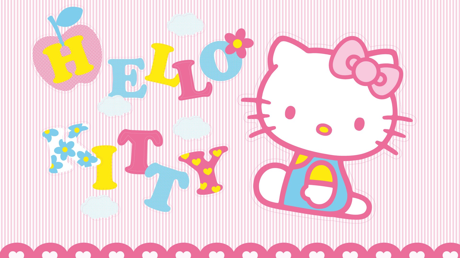 Hello Kitty Characters Desktop Backgrounds With Resolution 1920X1080 pixel. You can make this wallpaper for your Desktop Computer Backgrounds, Mac Wallpapers, Android Lock screen or iPhone Screensavers